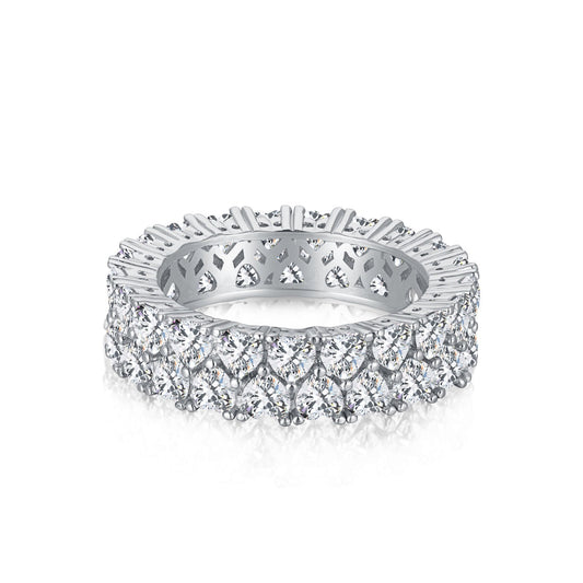 [Regal Gem Jewelry]Sparkling Full Heart Ring