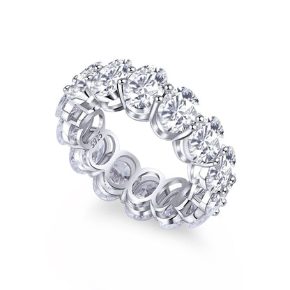 [Regal Gem Jewelry]Dainty Elongated Cushion Cut Tennis Ring
