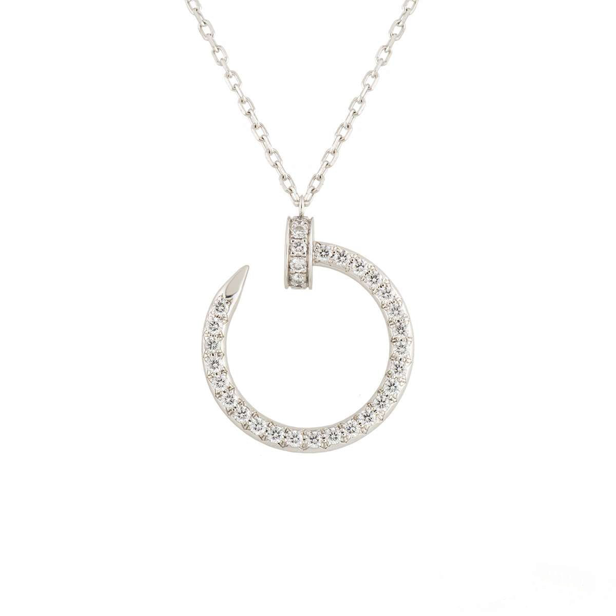 [Regal Gem]JUSTE NECKLACE SILVER DIAMONDS