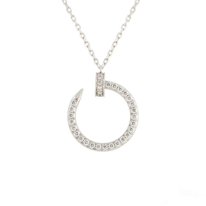 [Regal Gem]JUSTE NECKLACE SILVER DIAMONDS