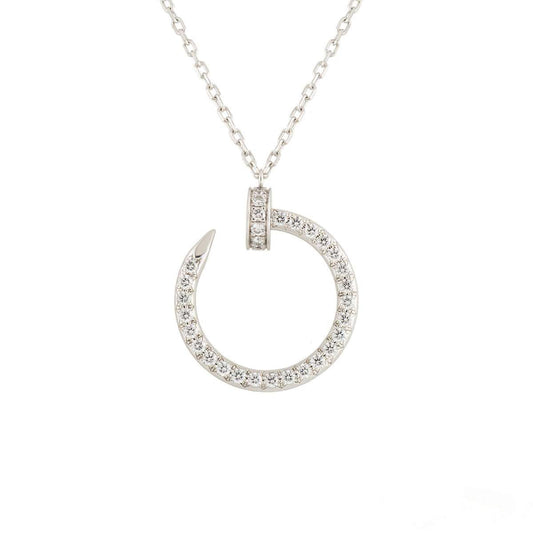 [Regal Gem]JUSTE NECKLACE SILVER DIAMONDS
