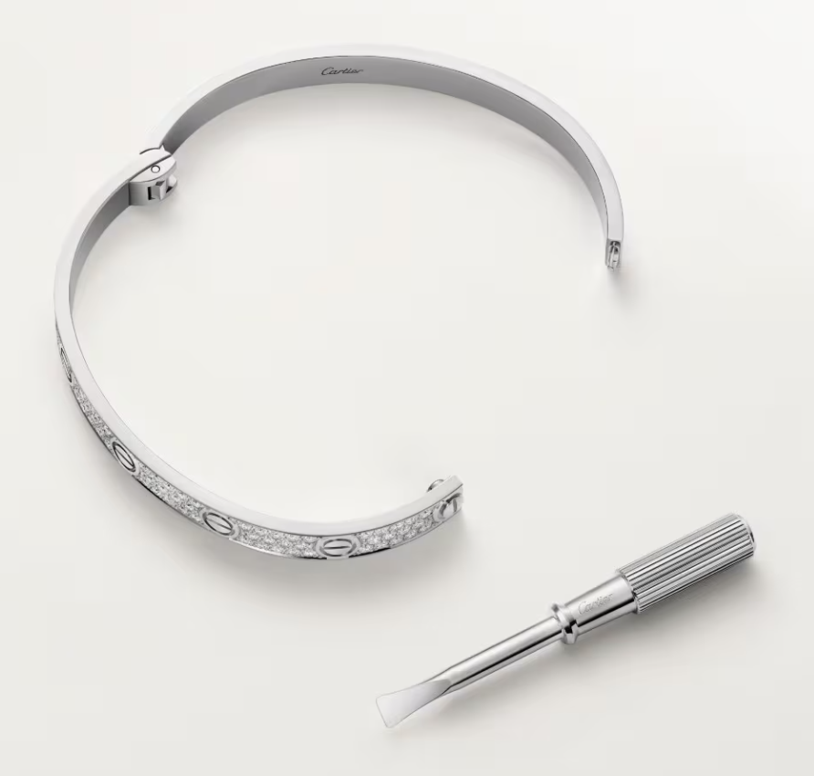 [Regal Gem]NEW-LOVE-6.1MM-Width Diamond-Studded Bracelet