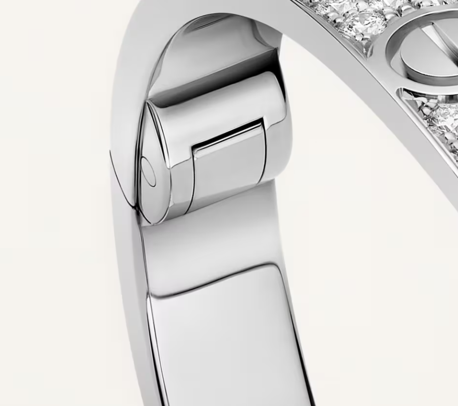 [Regal Gem]NEW-LOVE-6.1MM-Width Diamond-Studded Bracelet