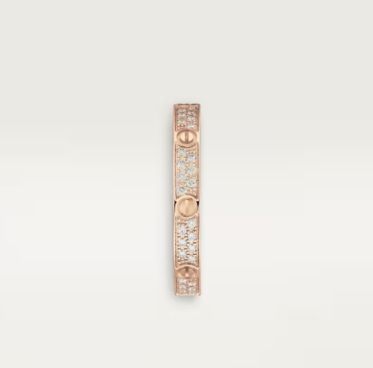 [Regal Gem]LOVE RING 2.6mm-wide full-diamond ring Regal Gem Gold