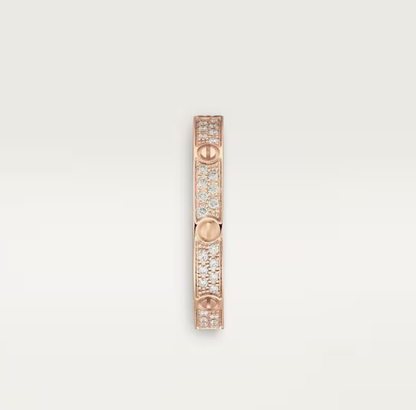 [Regal Gem]LOVE RING 2.6mm-wide full-diamond ring Regal Gem Gold