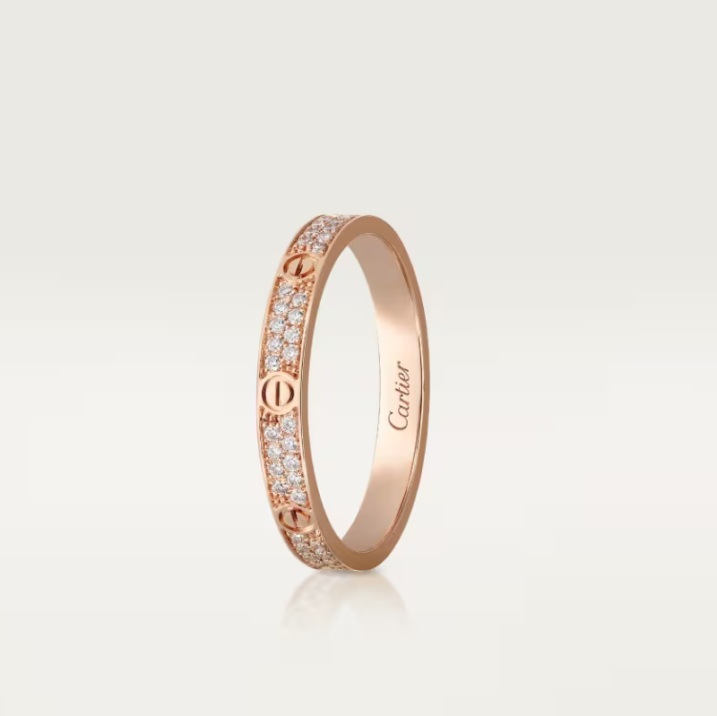 [Regal Gem]LOVE RING 2.6mm-wide full-diamond ring Regal Gem Gold