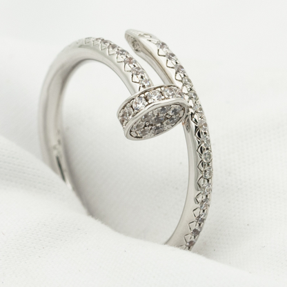 [Regal Gem]JUSTE RING 1.8MM SILVER DIAMONDS