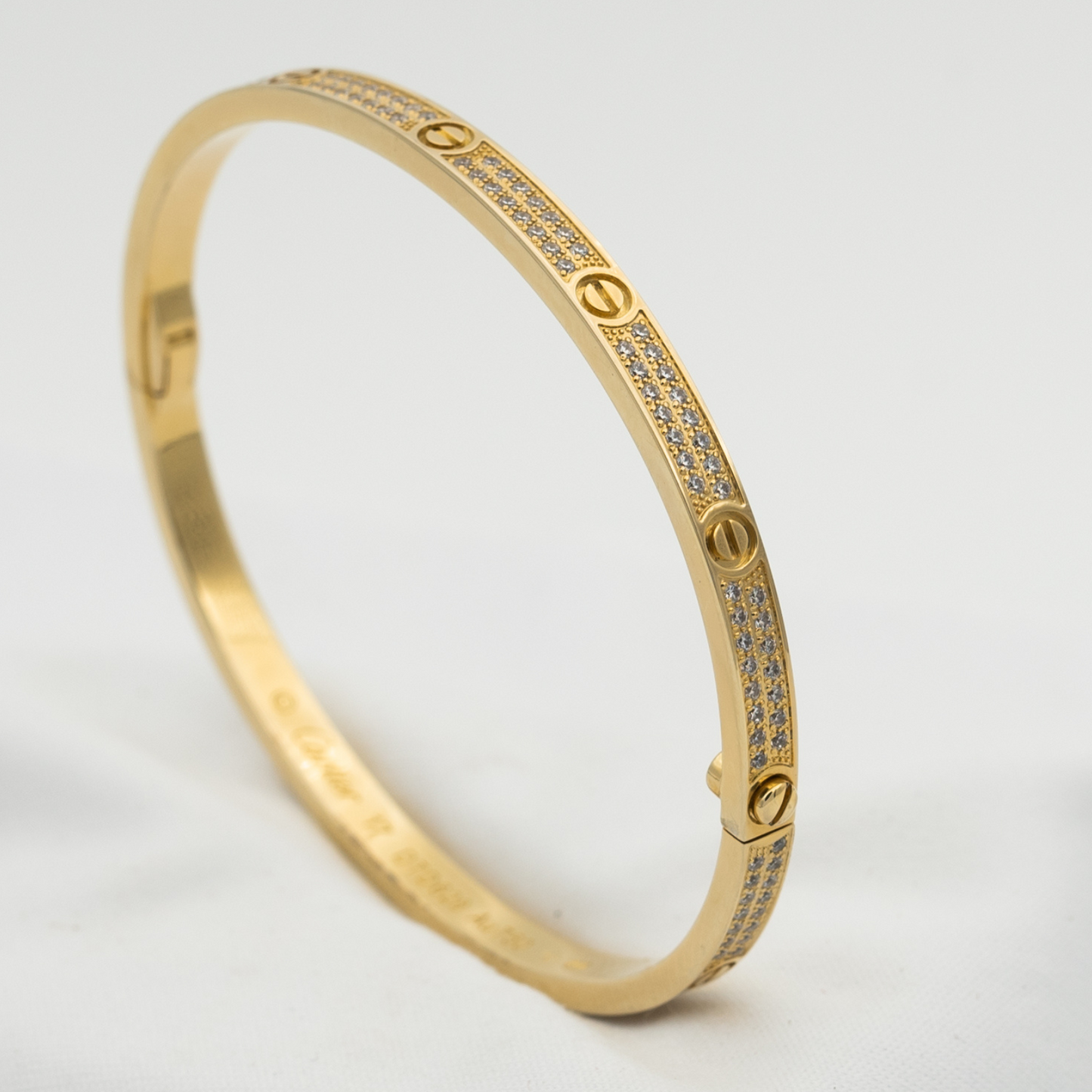 [Regal Gem]LOVE BRACELET 3.65MM DIAMOND-PAVED