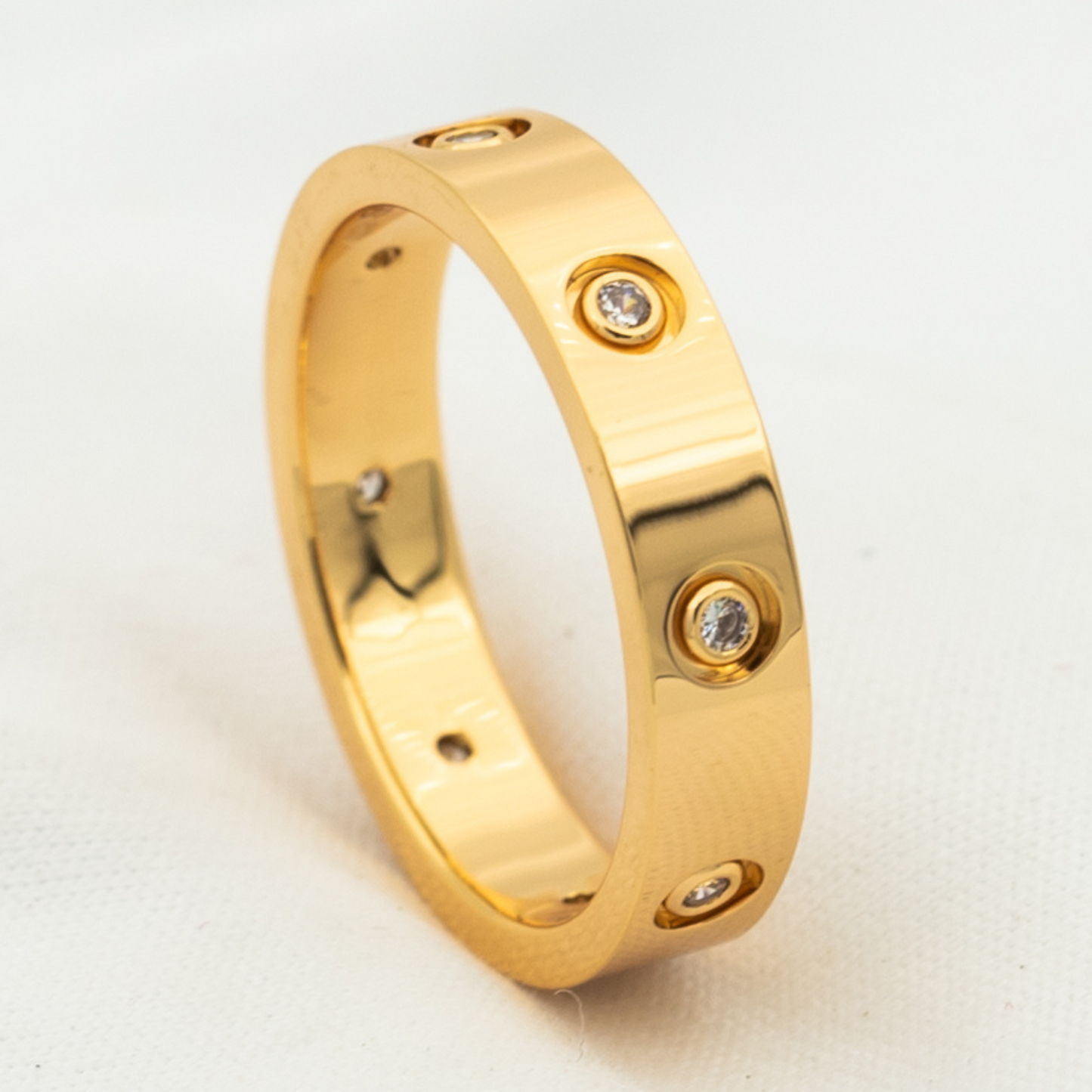 [Regal Gem]LOVE RING 3.6MM 8 DIAMONDS