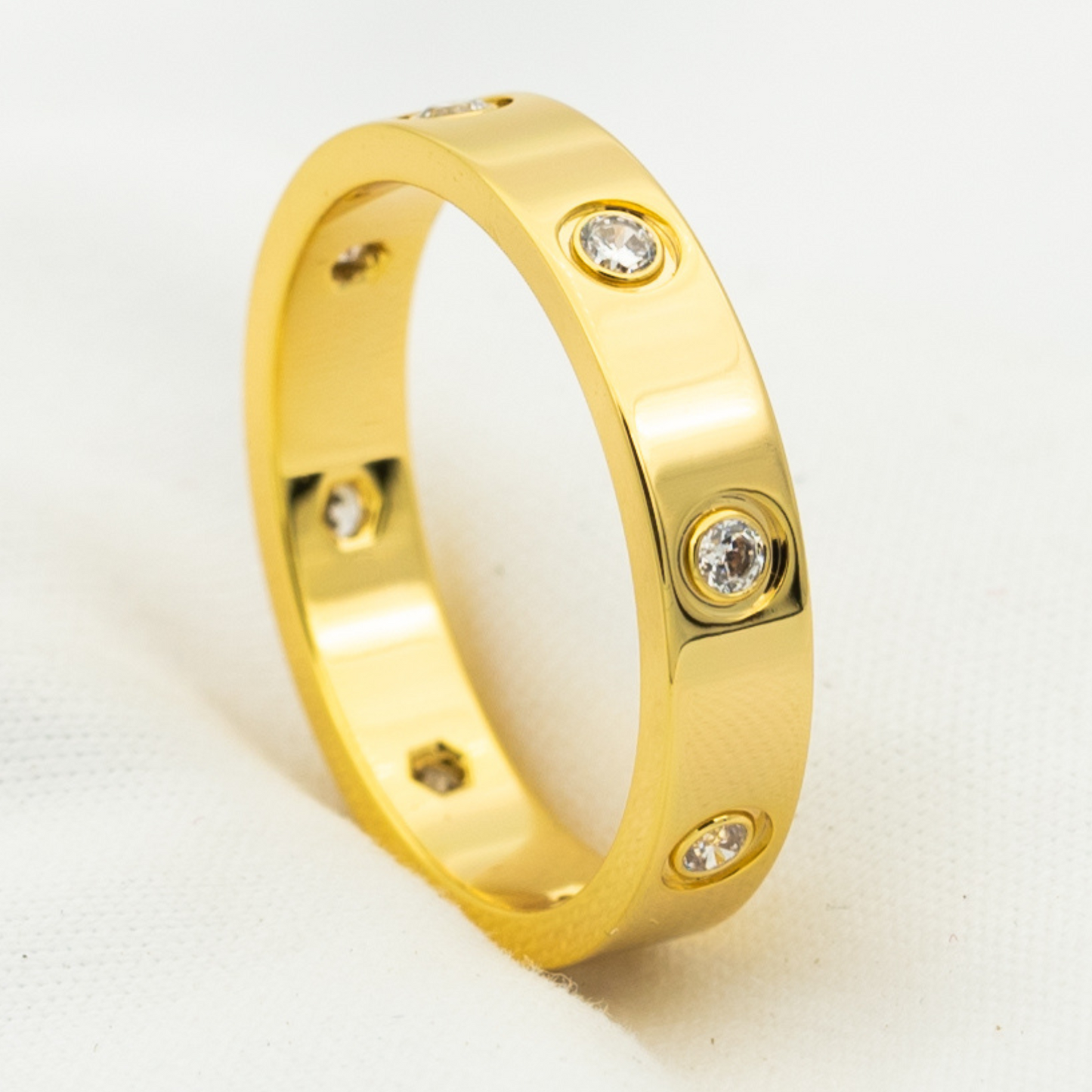 [Regal Gem]LOVE RING 3.6MM 8 DIAMONDS