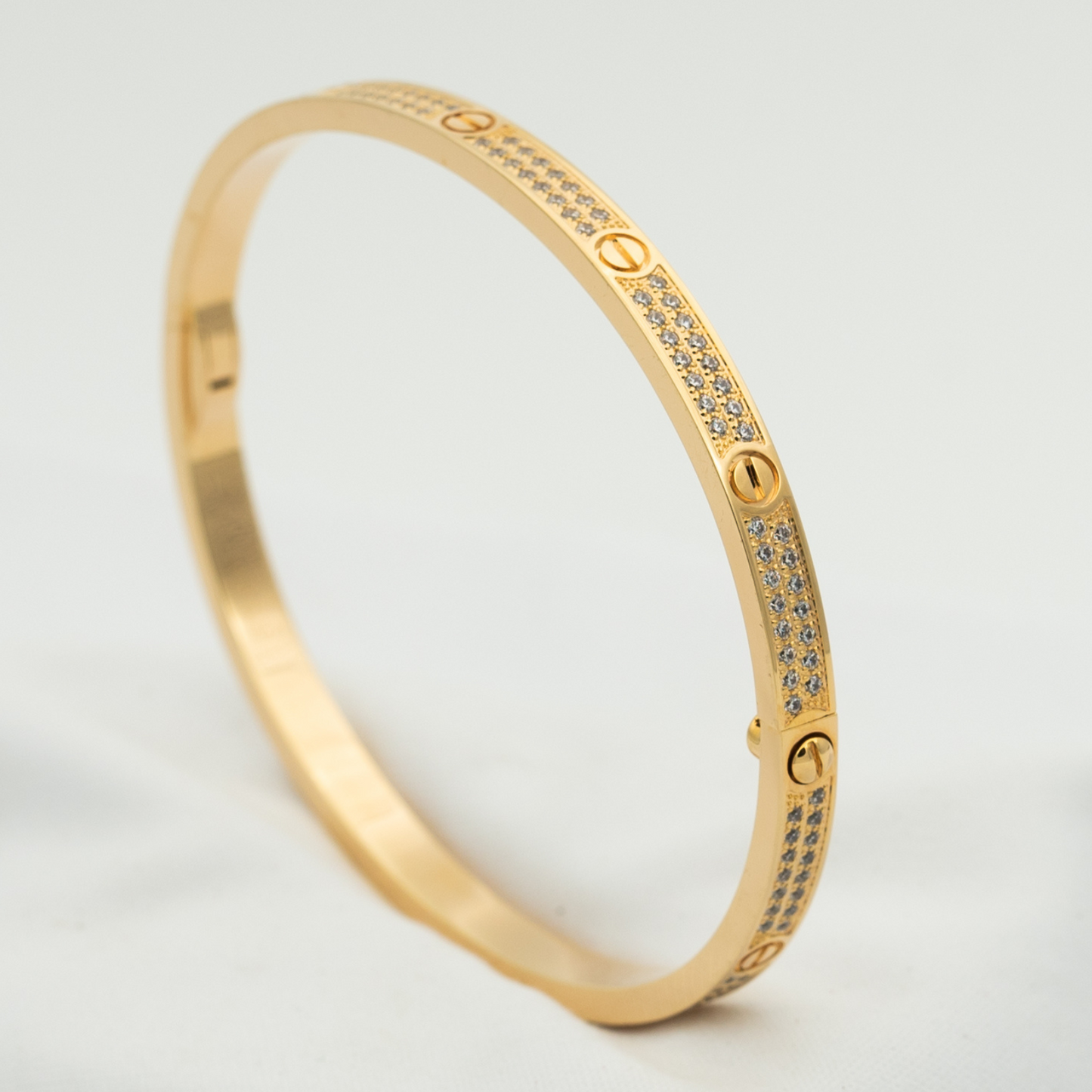 [Regal Gem]LOVE BRACELET 3.65MM DIAMOND-PAVED