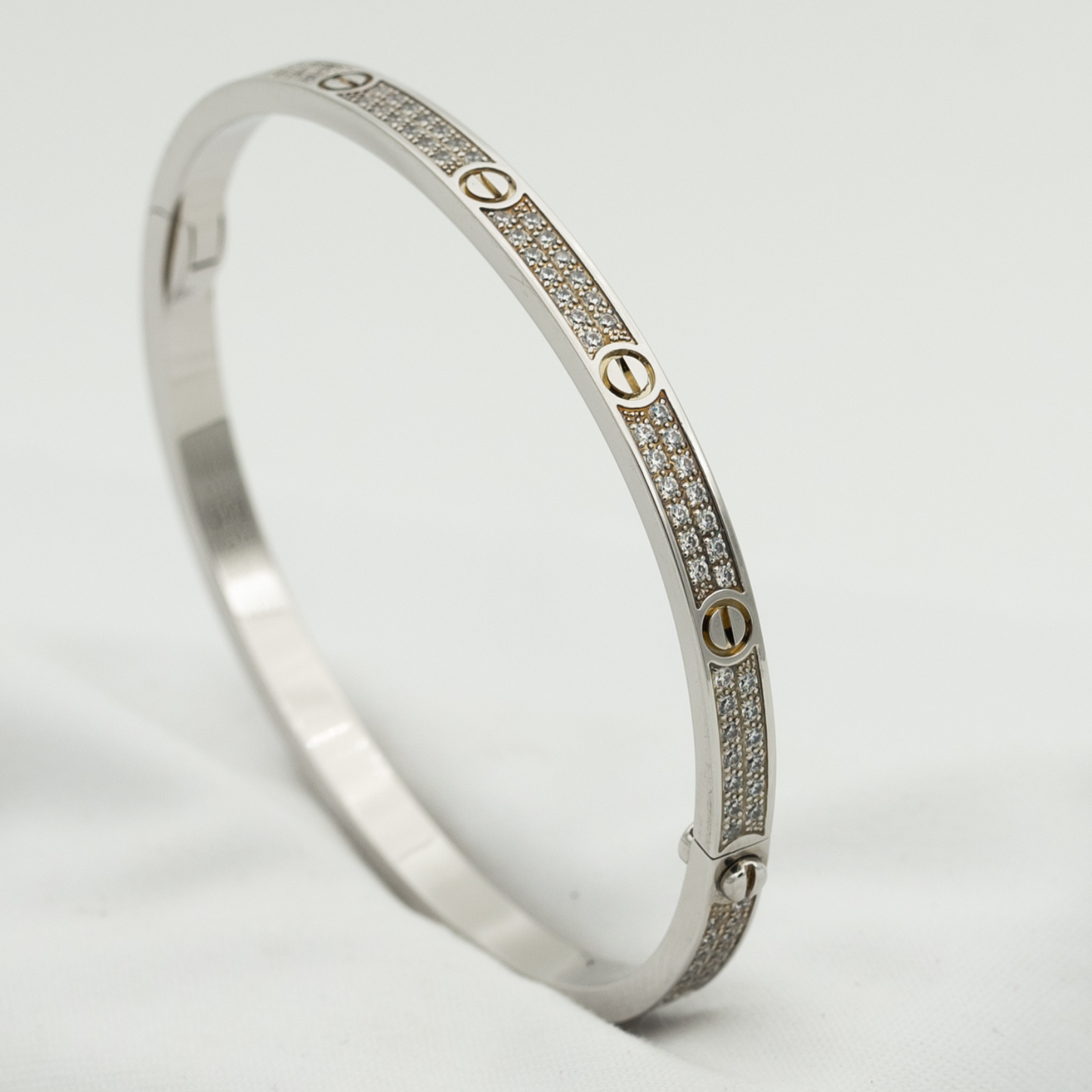 [Regal Gem]LOVE BRACELET 3.65MM DIAMOND-PAVED