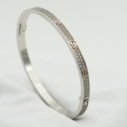 [Regal Gem]LOVE BRACELET 3.65MM DIAMOND-PAVED