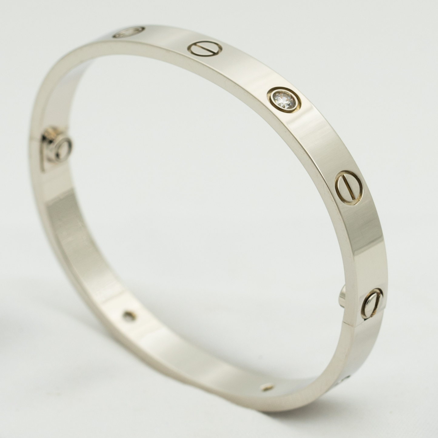 [Regal Gem]LOVE BRACELET 6.1MM 4 DIAMONDS