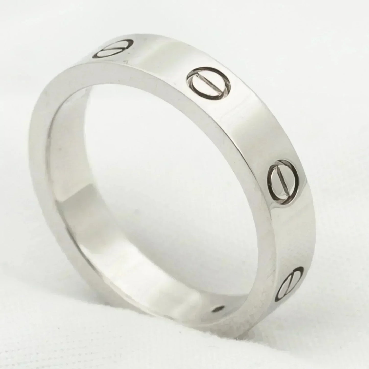 [Regal Gem]LOVE RING 4MM 1 DIAMOND SILVER