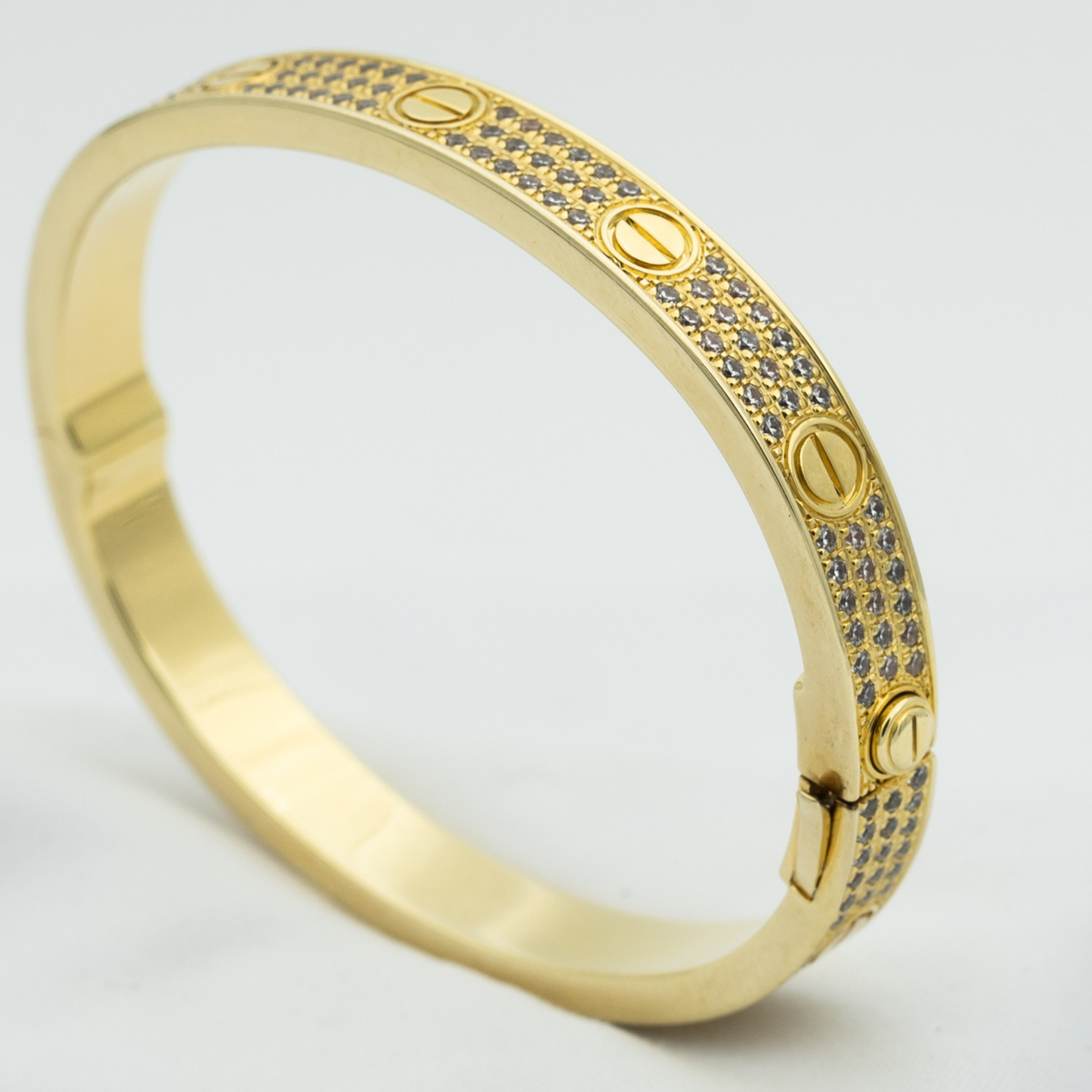 [Regal Gem]LOVE BRACELET 6.1MM DIAMOND-PAVED