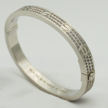 [Regal Gem]LOVE BRACELET 6.1MM DIAMOND-PAVED