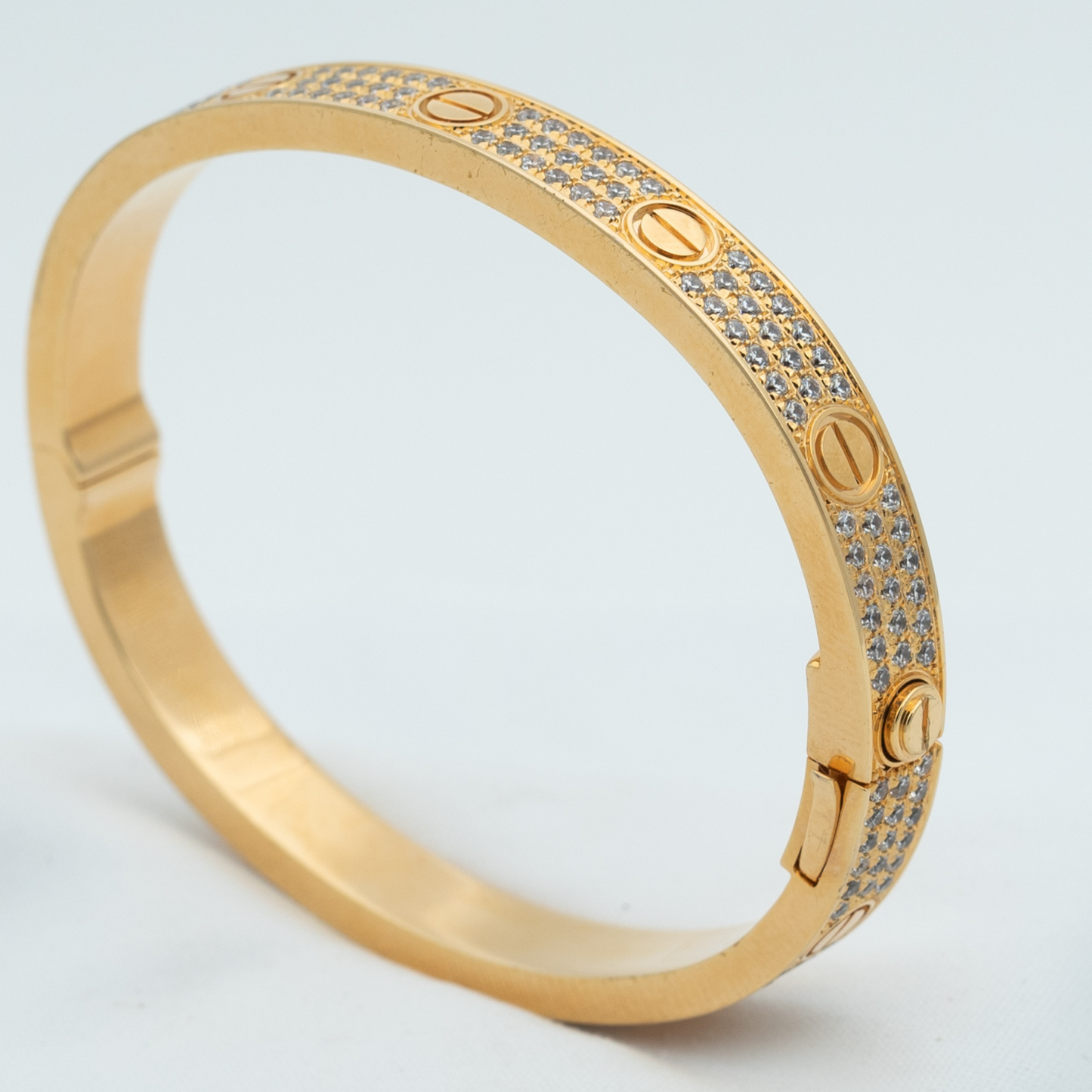 [Regal Gem]LOVE BRACELET 6.1MM DIAMOND-PAVED