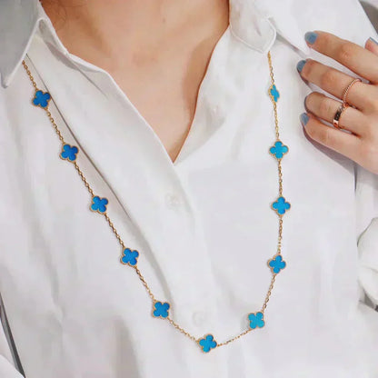 [Regal Gem]CLOVER 20 MOTIFS TURQUOISE GOLD