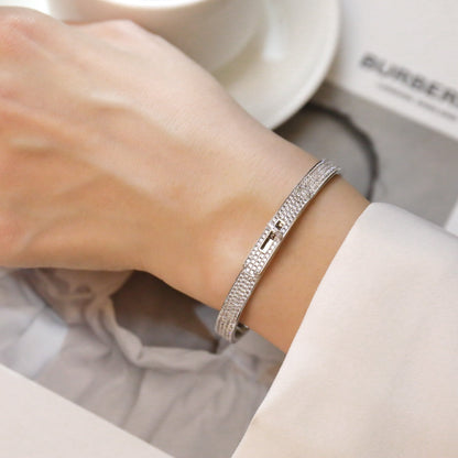[Regal Gem]KELLY BRACELET DIAMOND PAVED