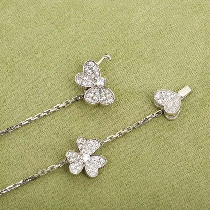 [Regal Gem]FRIVOLE SILVER 9 FLOWERS NECKLACE