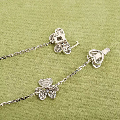 [Regal Gem]FRIVOLE SILVER 9 FLOWERS NECKLACE