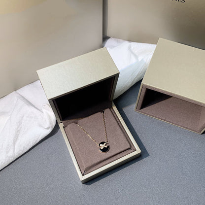 [Regal Gem]JEUX DE PINK GOLD DIAMOND NECKLACE