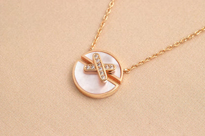 [Regal Gem]JEUX DE Regal Gem GOLD DIAMOND NECKLACE