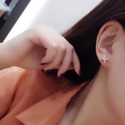 [Regal Gem]JEUX DE GOLD DIAMOND EARRINGS