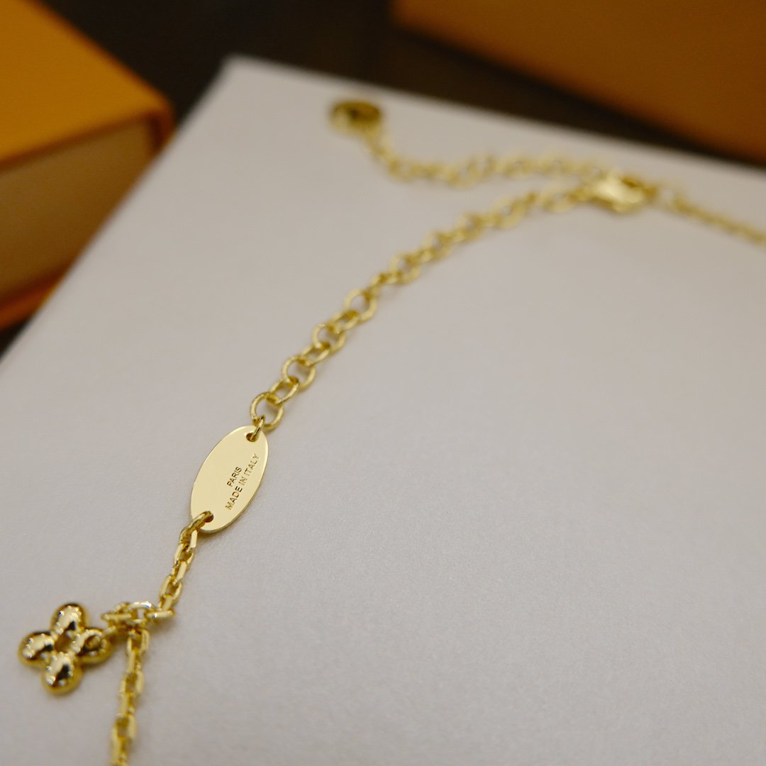 [Regal Gem]BLOOMING SUPPLE NECKLACE BRASS