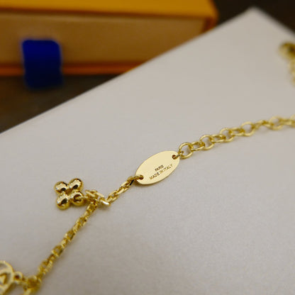 [Regal Gem]BLOOMING SUPPLE NECKLACE BRASS