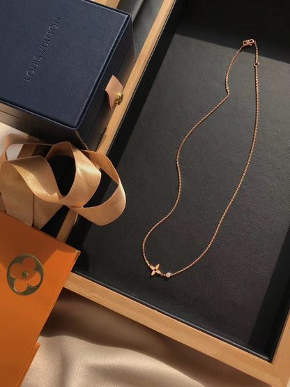 [Regal Gem]BLOSSOM PENDANT PINK GOLD AND DIAMOND