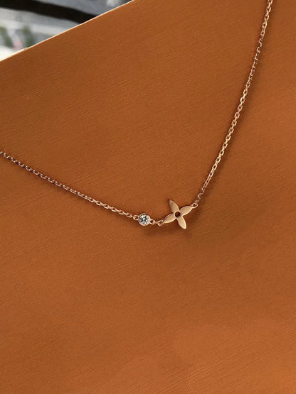 [Regal Gem]BLOSSOM PENDANT PINK GOLD AND DIAMOND