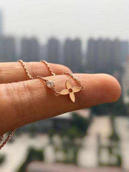 [Regal Gem]BLOSSOM PENDANT PINK GOLD AND DIAMOND