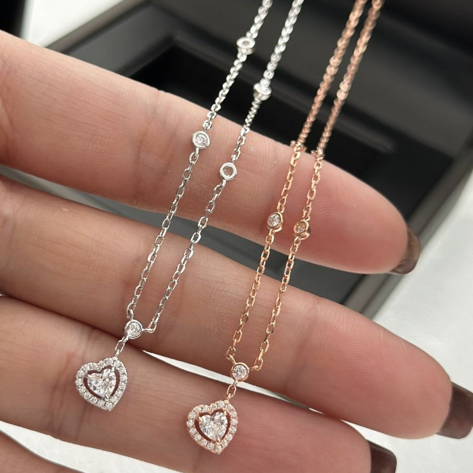 [Regal Gem]JOY HEART DIAMOND NECKLACE
