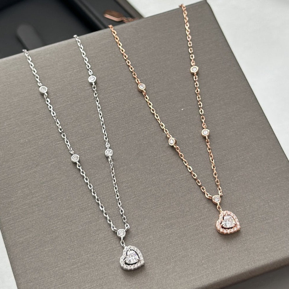 [Regal Gem]JOY HEART DIAMOND NECKLACE