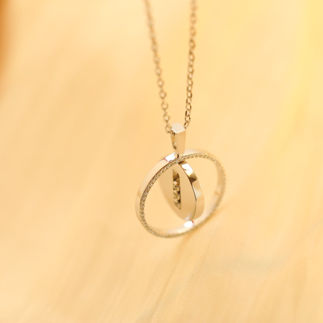 [Regal Gem]Demo MOVE MM SILVER DIAMOND NECKLACE