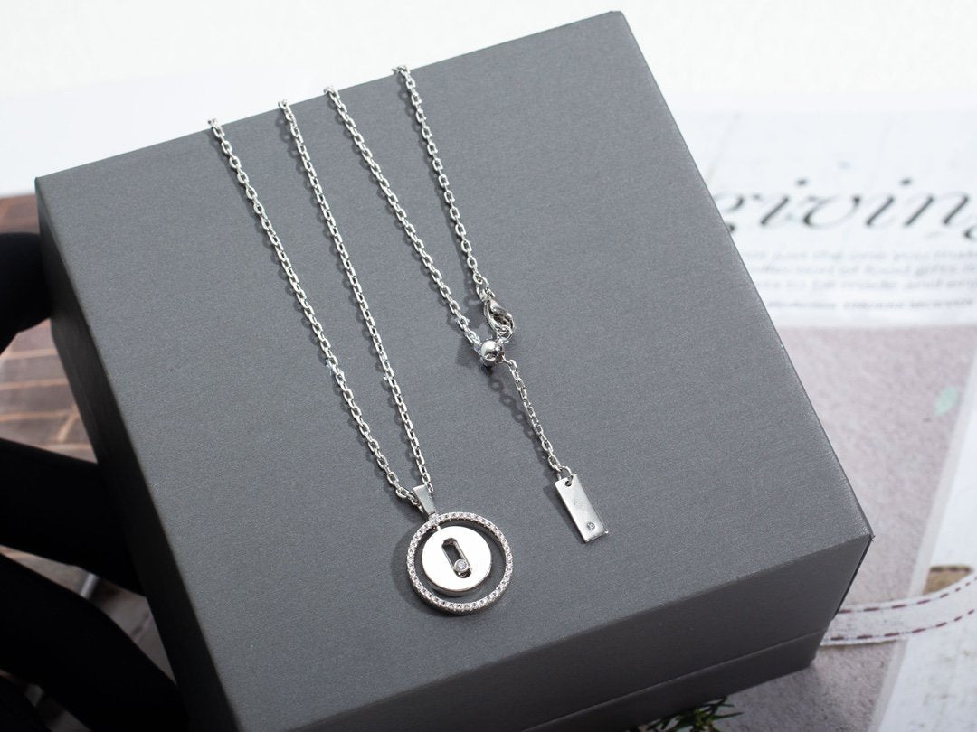 [Regal Gem]Demo MOVE PM NECKLACE SILVER DIAMOND
