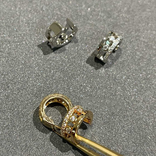 [Regal Gem]MOVE ROMANE EARRINGS DIAMOND
