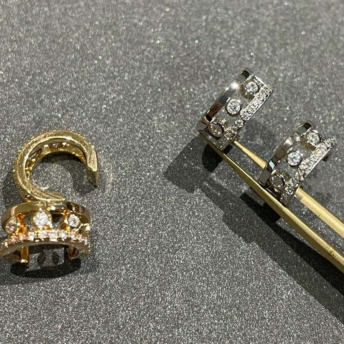 [Regal Gem]MOVE ROMANE EARRINGS DIAMOND