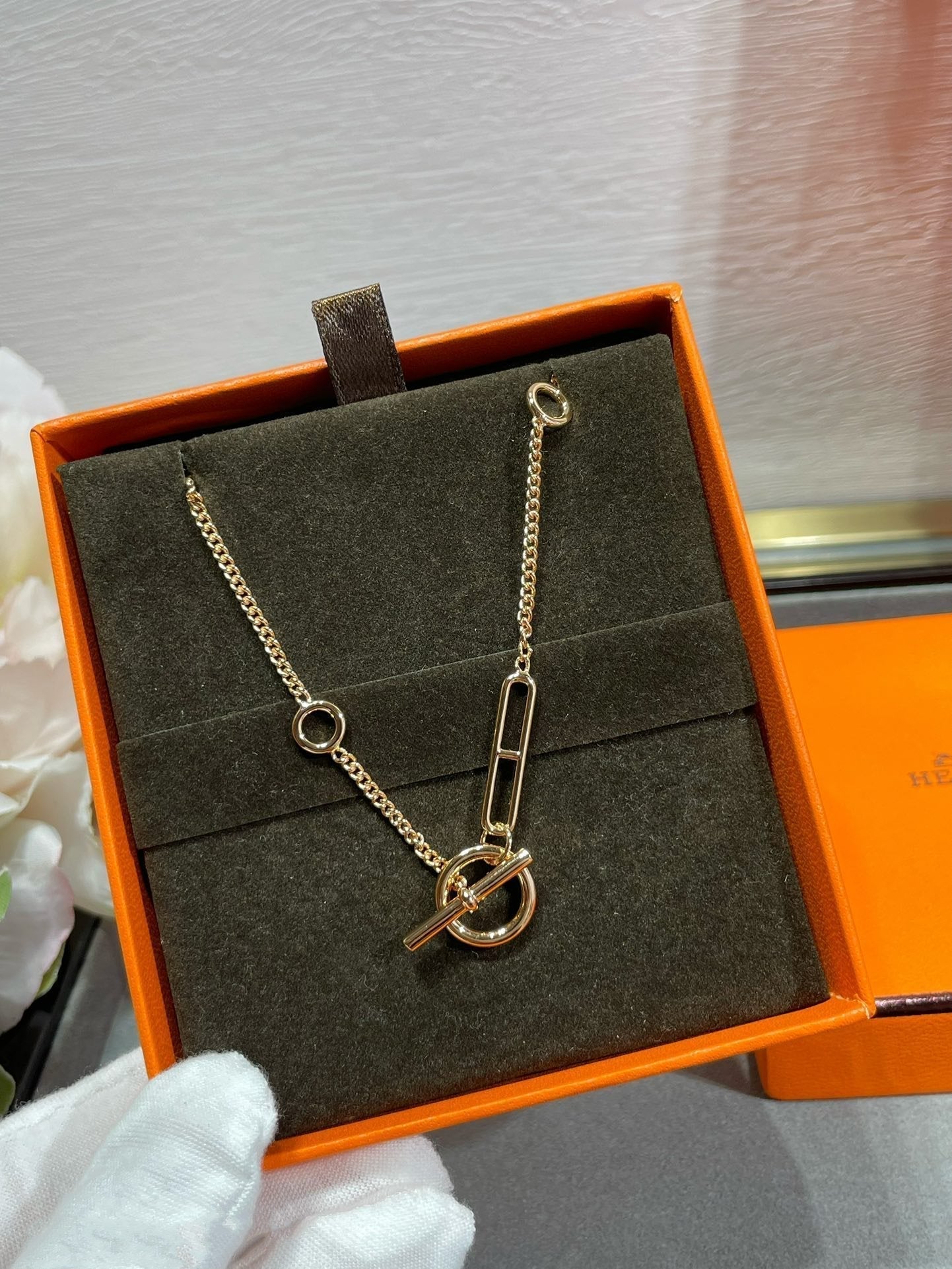 [Regal Gem]HM STERLING CHAINE D'ANCRE HEART