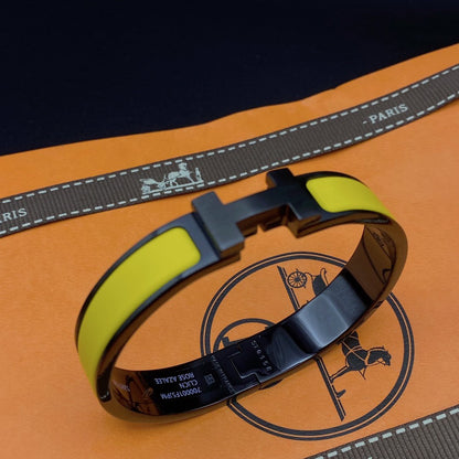 [Regal Gem]CLIC HM SO BLACK YELLOW BRACELET