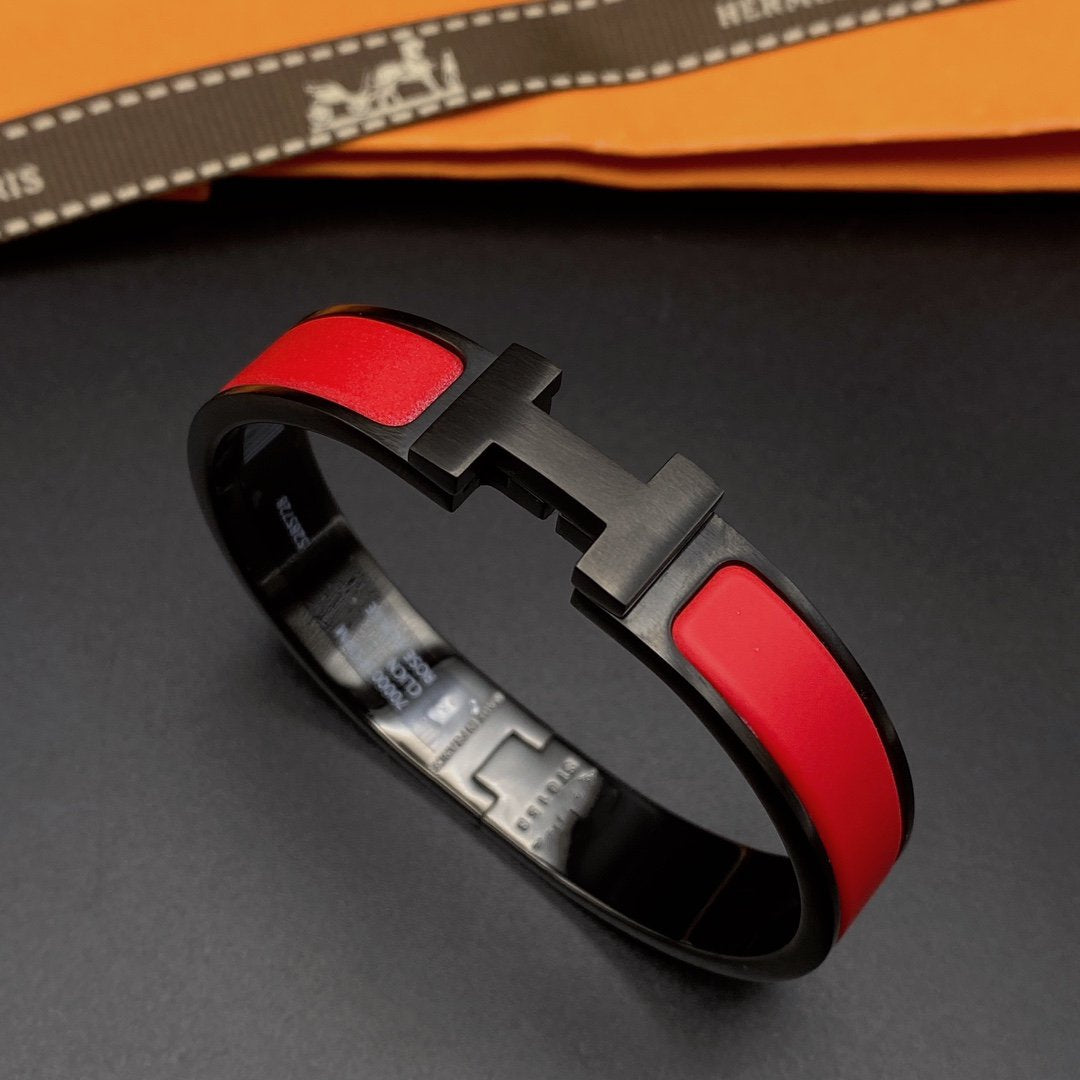 [Regal Gem]CLIC HM SO BLACK RED BRACELET