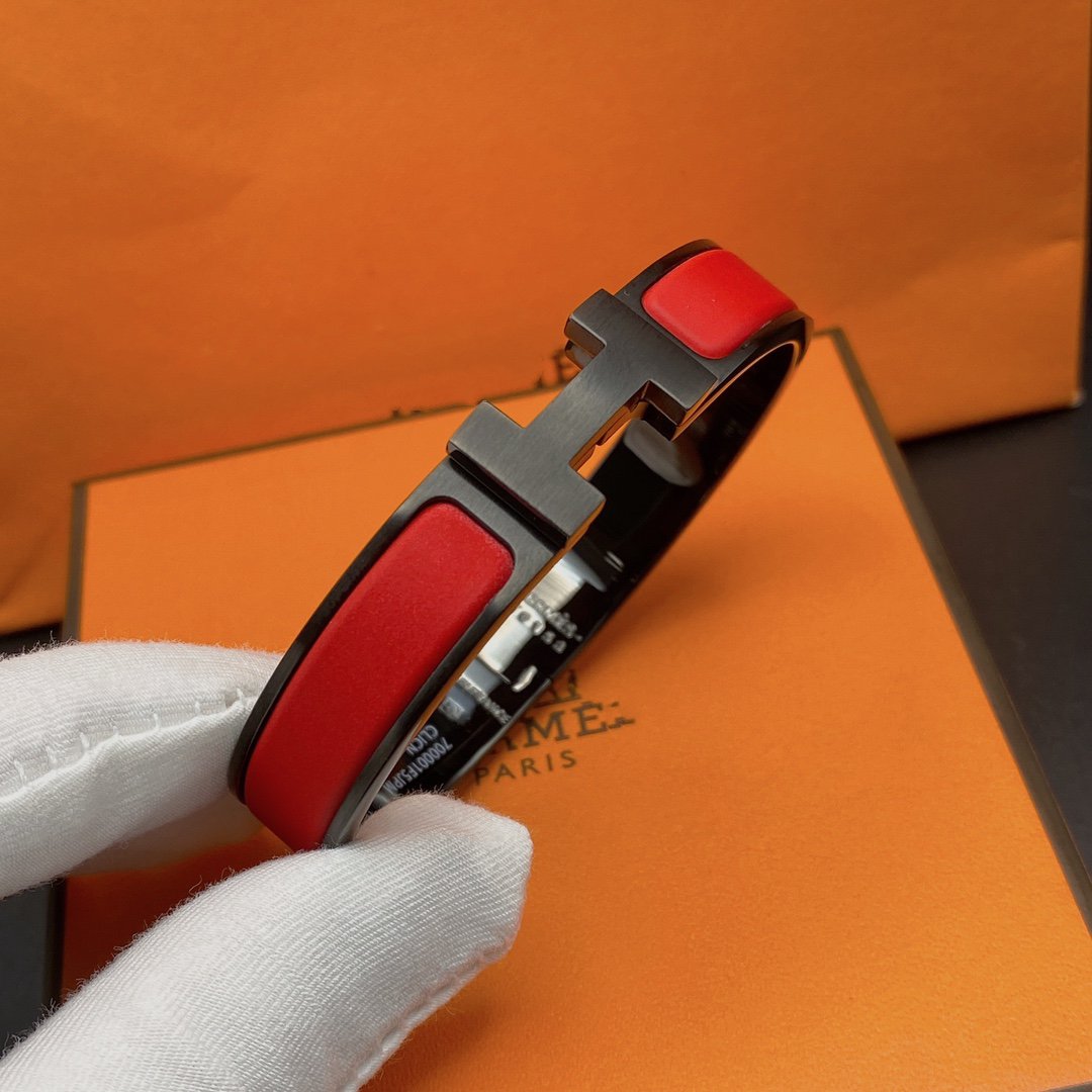 [Regal Gem]CLIC HM SO BLACK RED BRACELET