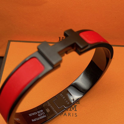 [Regal Gem]CLIC HM SO BLACK RED BRACELET