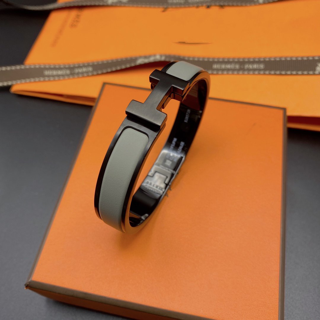 [Regal Gem]CLIC HM SO BLACK GREY BRACELET