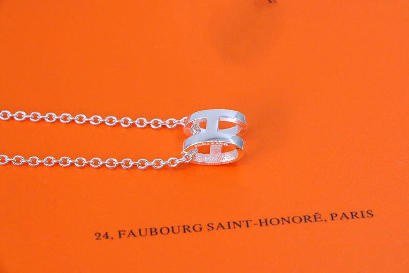 [Regal Gem]HM NECKLACE H LETTER OVAL SERIES