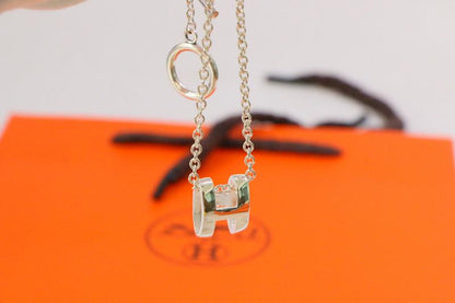 [Regal Gem]HM NECKLACE H LETTER OVAL SERIES