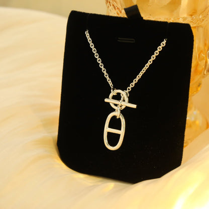 [Regal Gem]HM CHAINE D'ANCRE PENDANT NECKLACE STERLING SILVER