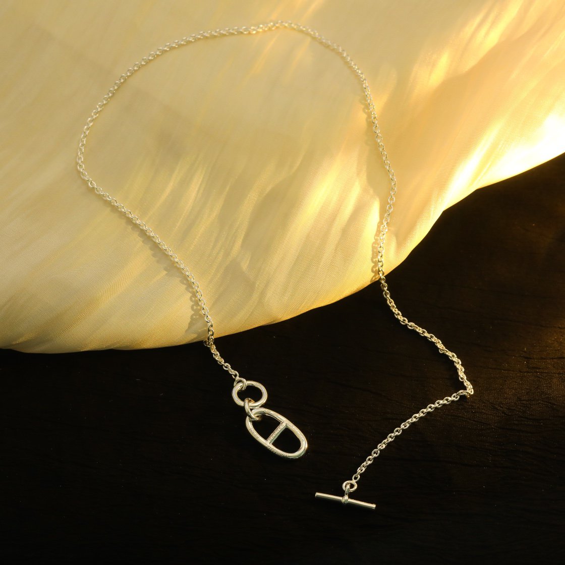 [Regal Gem]HM CHAINE D'ANCRE PENDANT NECKLACE STERLING SILVER